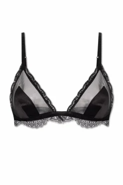 Dolce & Gabbana CZARNY Jedwabny biustonosz