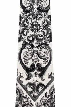 Dolce & Gabbana CZARNY Jedwabny krawat