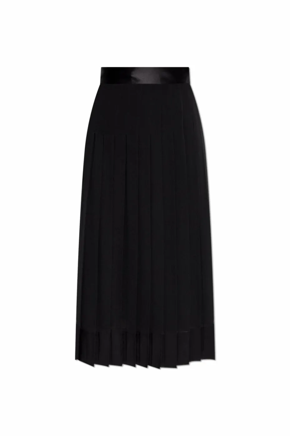 Dolce & Gabbana CZARNY Jedwabna spódnica