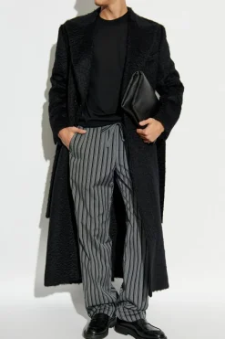 Dolce & Gabbana CZARNY Kaszmirowy sweter z logo