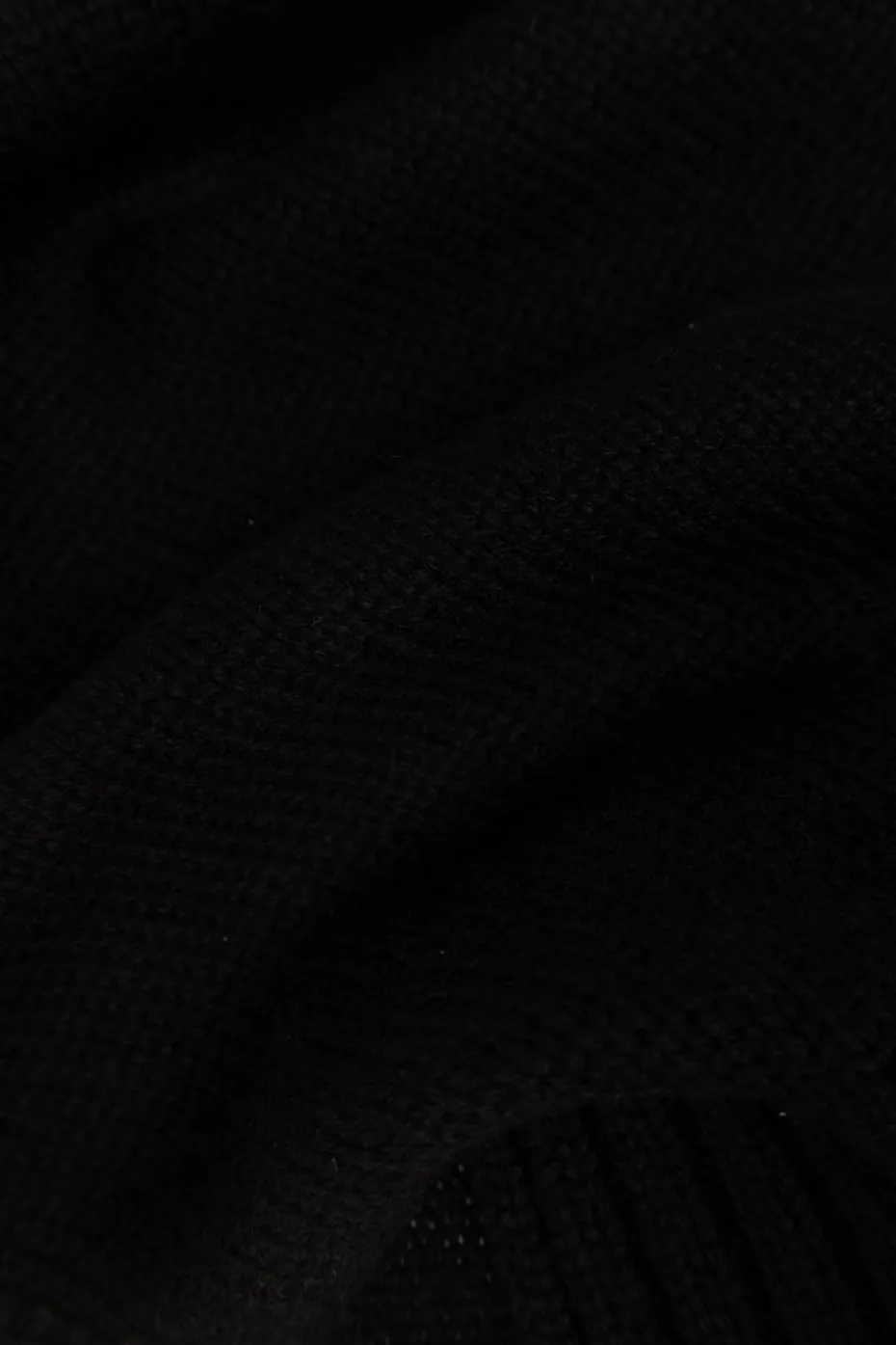 Dolce & Gabbana CZARNY Kaszmirowy szal