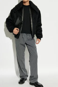 Dolce & Gabbana CZARNY Kaszmirowy sweter z logo