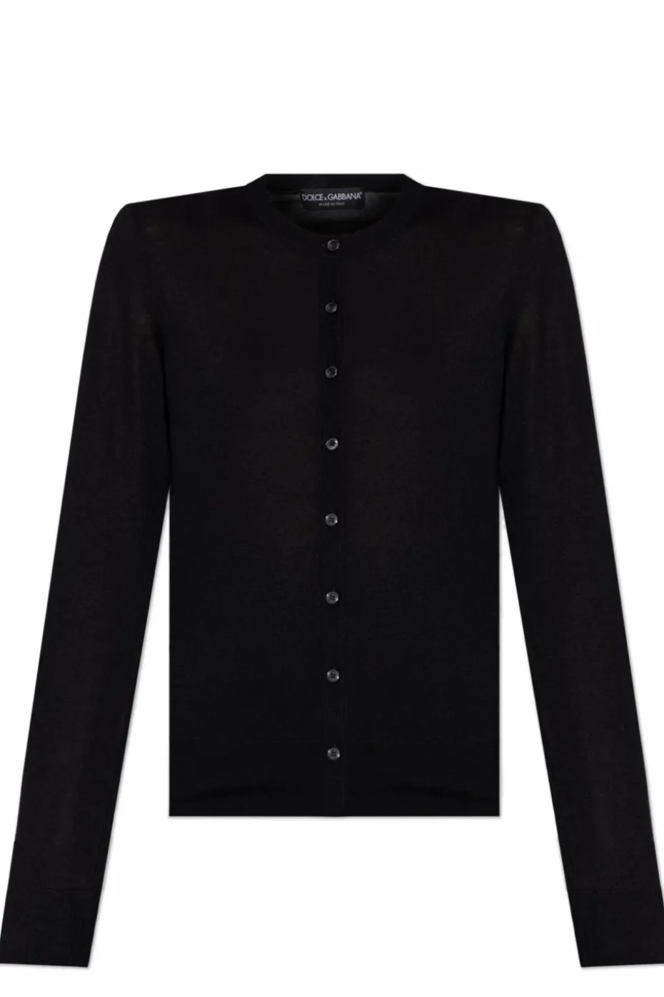 Dolce & Gabbana CZARNY Kaszmirowy kardigan