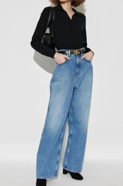 Dolce & Gabbana CZARNY Kaszmirowe polo