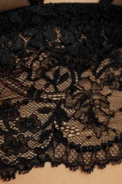 Dolce & Gabbana CZARNY Koronkowy biustonosz