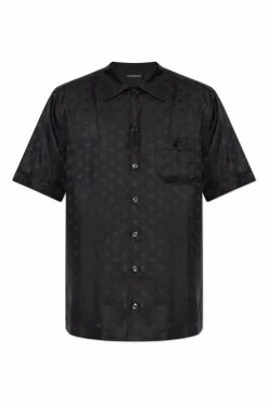 Dolce & Gabbana CZARNY Koszula z monogramem