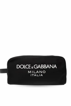 Dolce & Gabbana CZARNY Kosmetyczka z logo