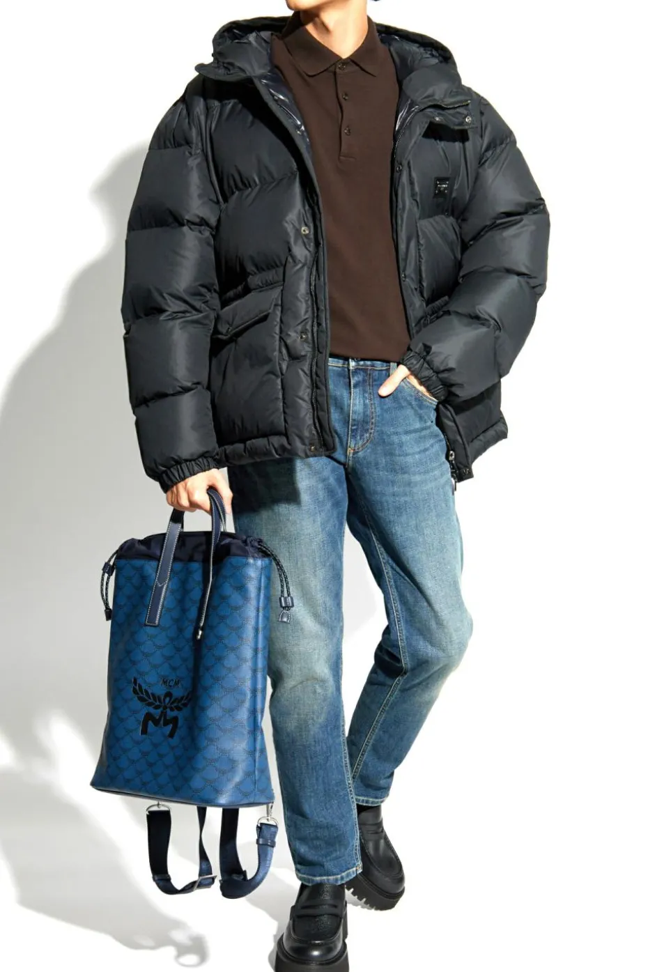 Dolce & Gabbana CZARNY Kurtka z kapturem