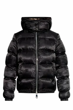 Dolce & Gabbana CZARNY Kurtka puchowa z logo