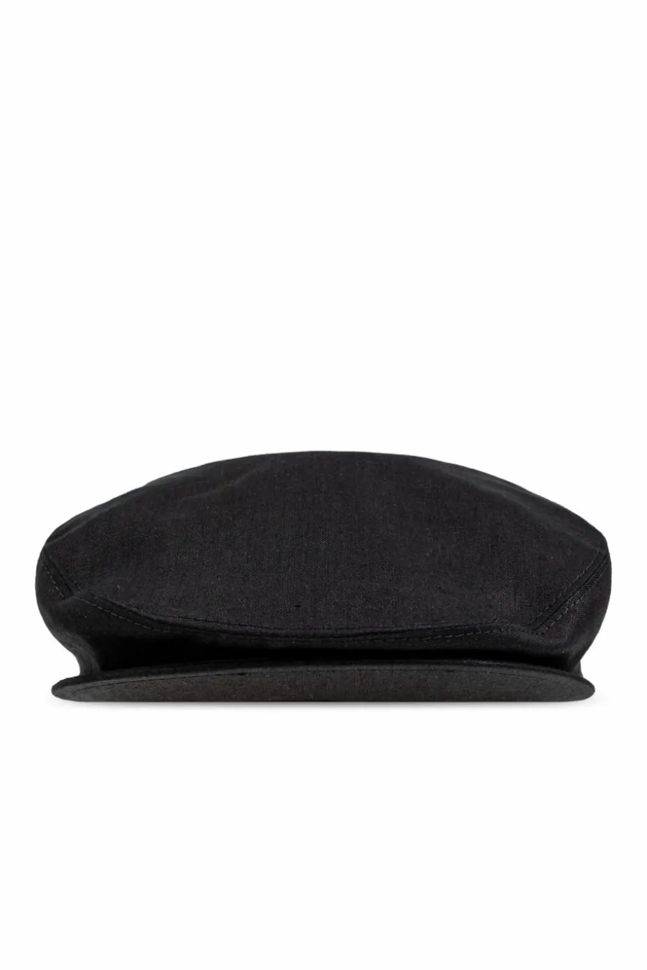 Dolce & Gabbana CZARNY Lniany kaszkiet
