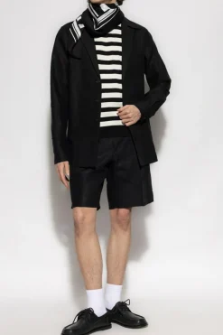 Dolce & Gabbana CZARNY Lniana koszula