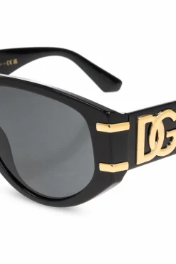 Dolce & Gabbana CZARNY Okulary przeciwsłoneczne
