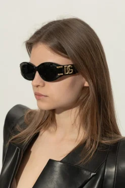 Dolce & Gabbana CZARNY Okulary przeciwsłoneczne