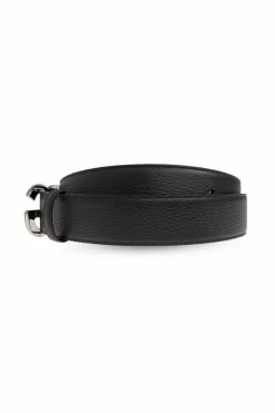 Dolce & Gabbana CZARNY Pasek z logo