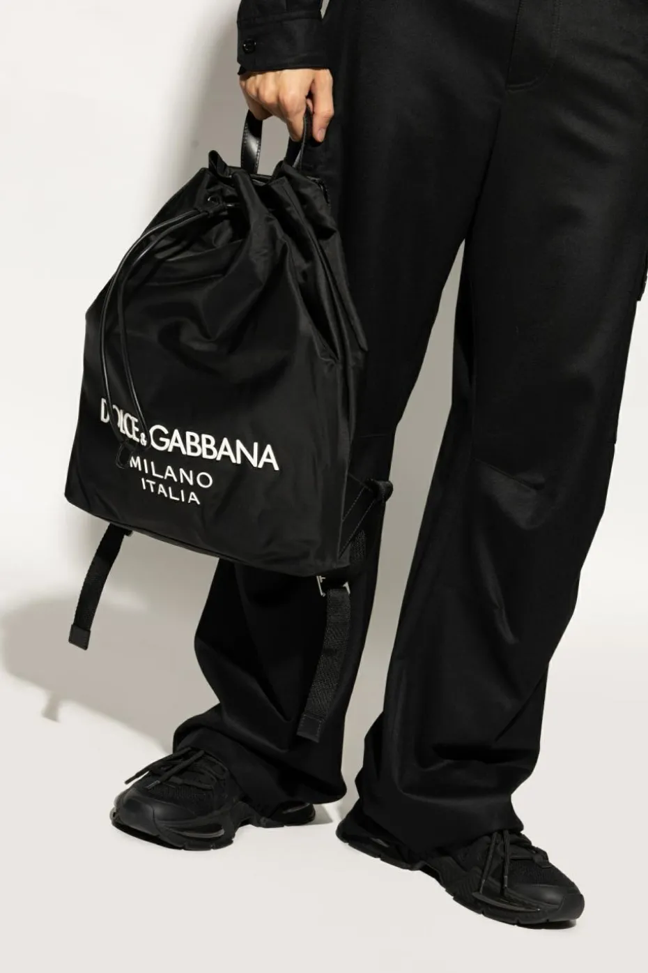Dolce & Gabbana CZARNY Plecak z logo