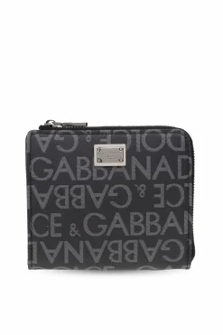 Dolce & Gabbana CZARNY Portfel z logo