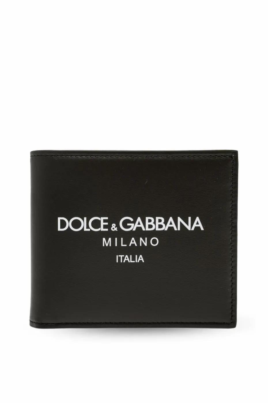 Dolce & Gabbana CZARNY Portfel z nadrukowanym logo