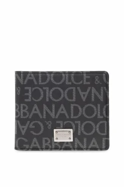 Dolce & Gabbana CZARNY Portfel z logo