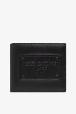 Dolce & Gabbana CZARNY Składany portfel