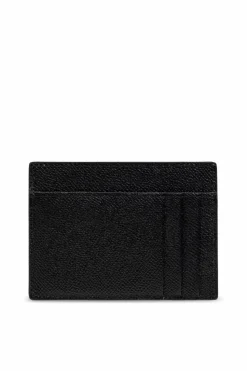 Dolce & Gabbana CZARNY Skórzane etui na karty