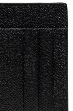 Dolce & Gabbana CZARNY Skórzane etui na karty