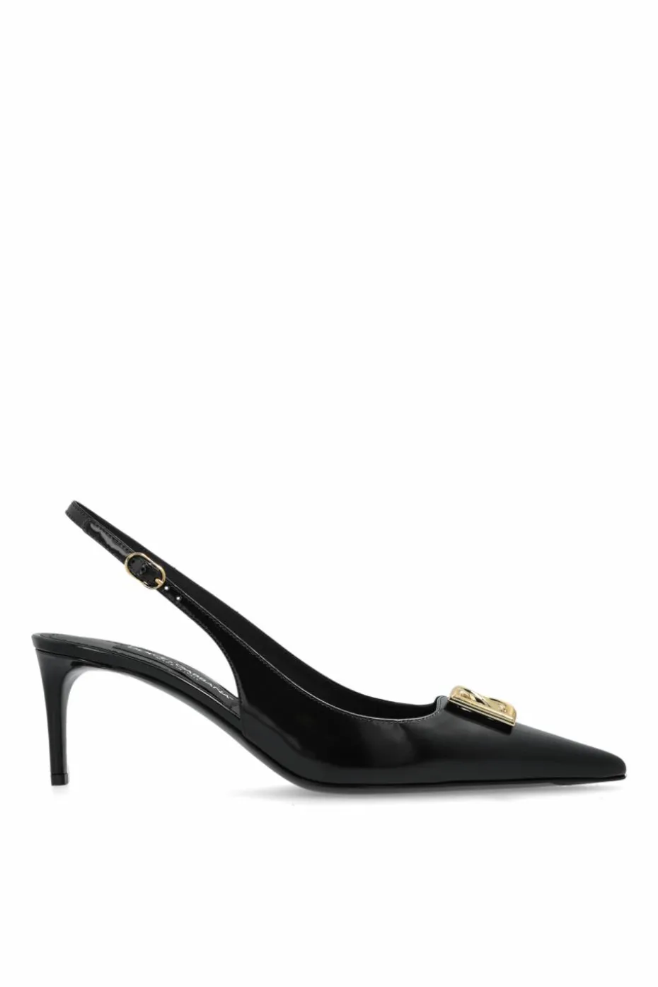 Dolce & Gabbana CZARNY Skórzane buty