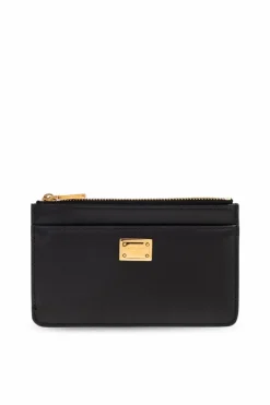 Dolce & Gabbana CZARNY Skórzany portfel