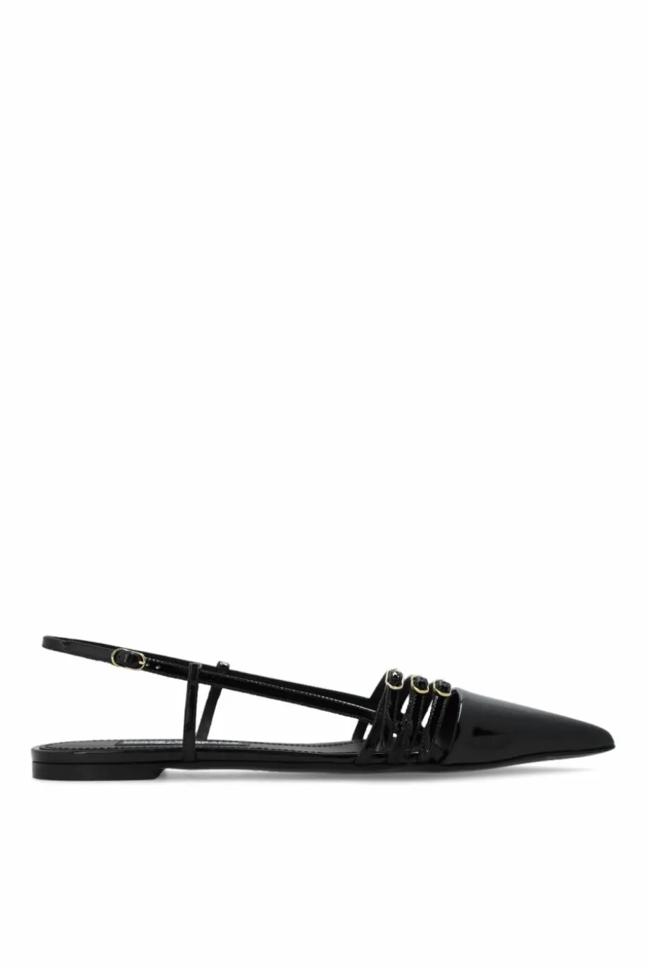 Dolce & Gabbana CZARNY Skórzane buty