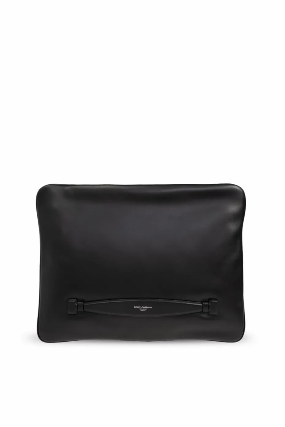 Dolce & Gabbana CZARNY Skórzana aktówka