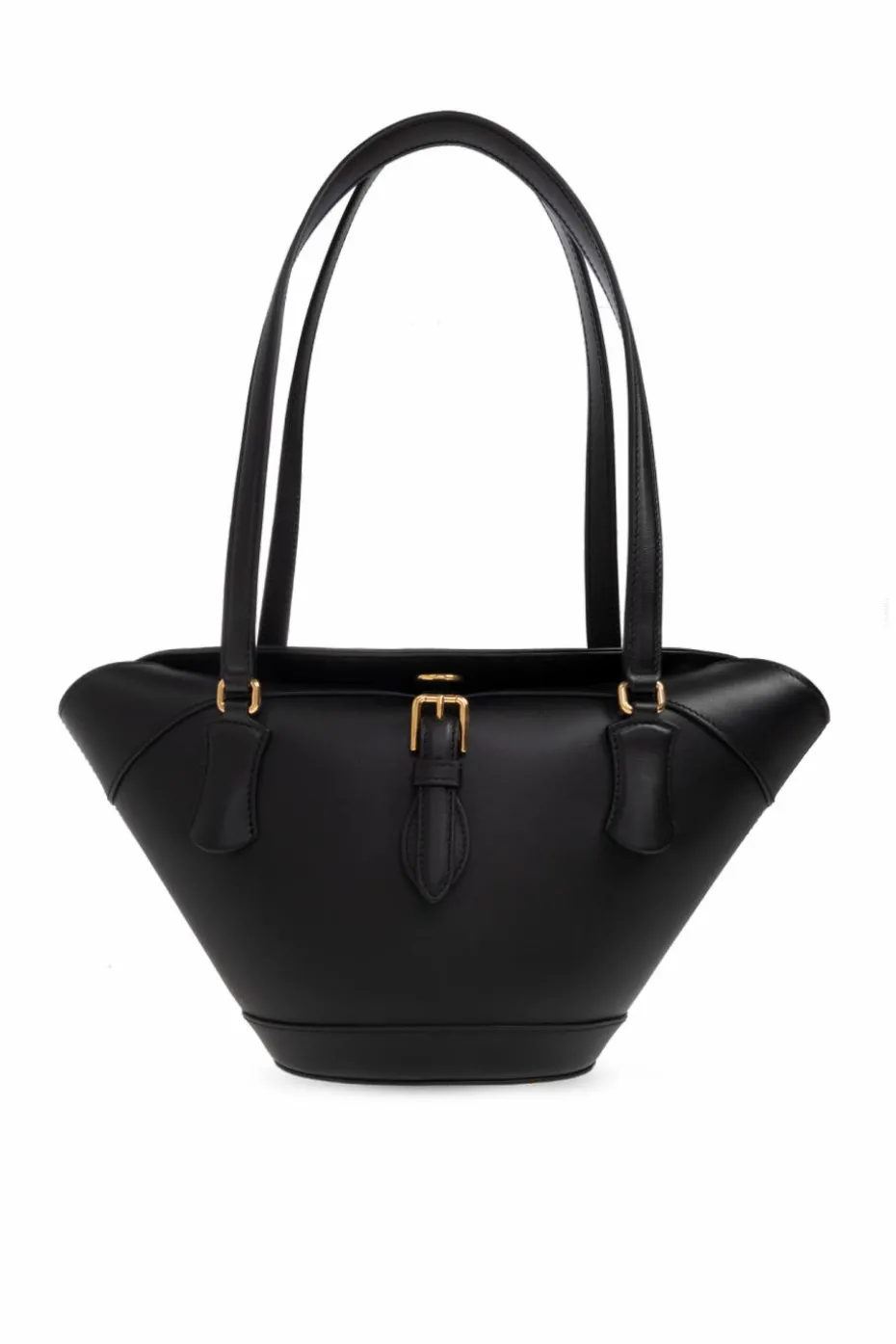 Dolce & Gabbana CZARNY Skórzana torba na ramię