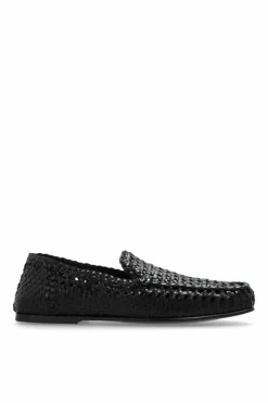 Dolce & Gabbana CZARNY Skórzane buty
