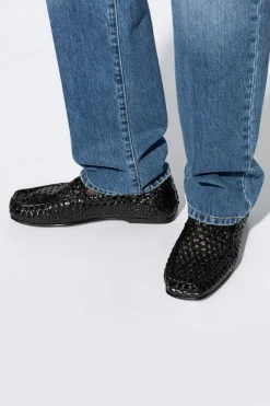 Dolce & Gabbana CZARNY Skórzane buty