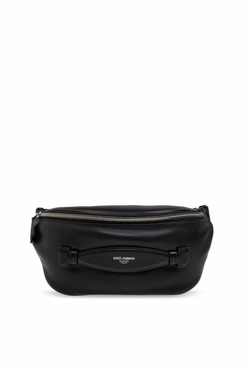 Dolce & Gabbana CZARNY Skórzana torba na pas