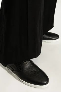 Dolce & Gabbana CZARNY Skórzane buty sportowe