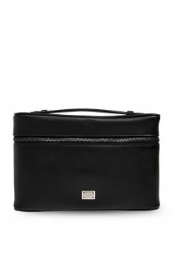Dolce & Gabbana CZARNY Skórzana torba do ręki