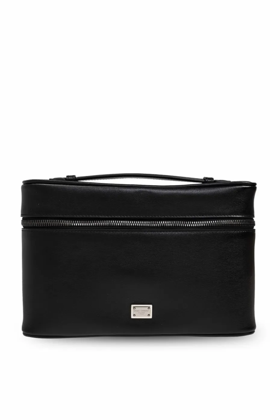 Dolce & Gabbana CZARNY Skórzana torba do ręki