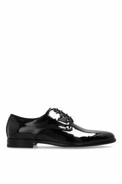 Dolce & Gabbana CZARNY Skórzane buty