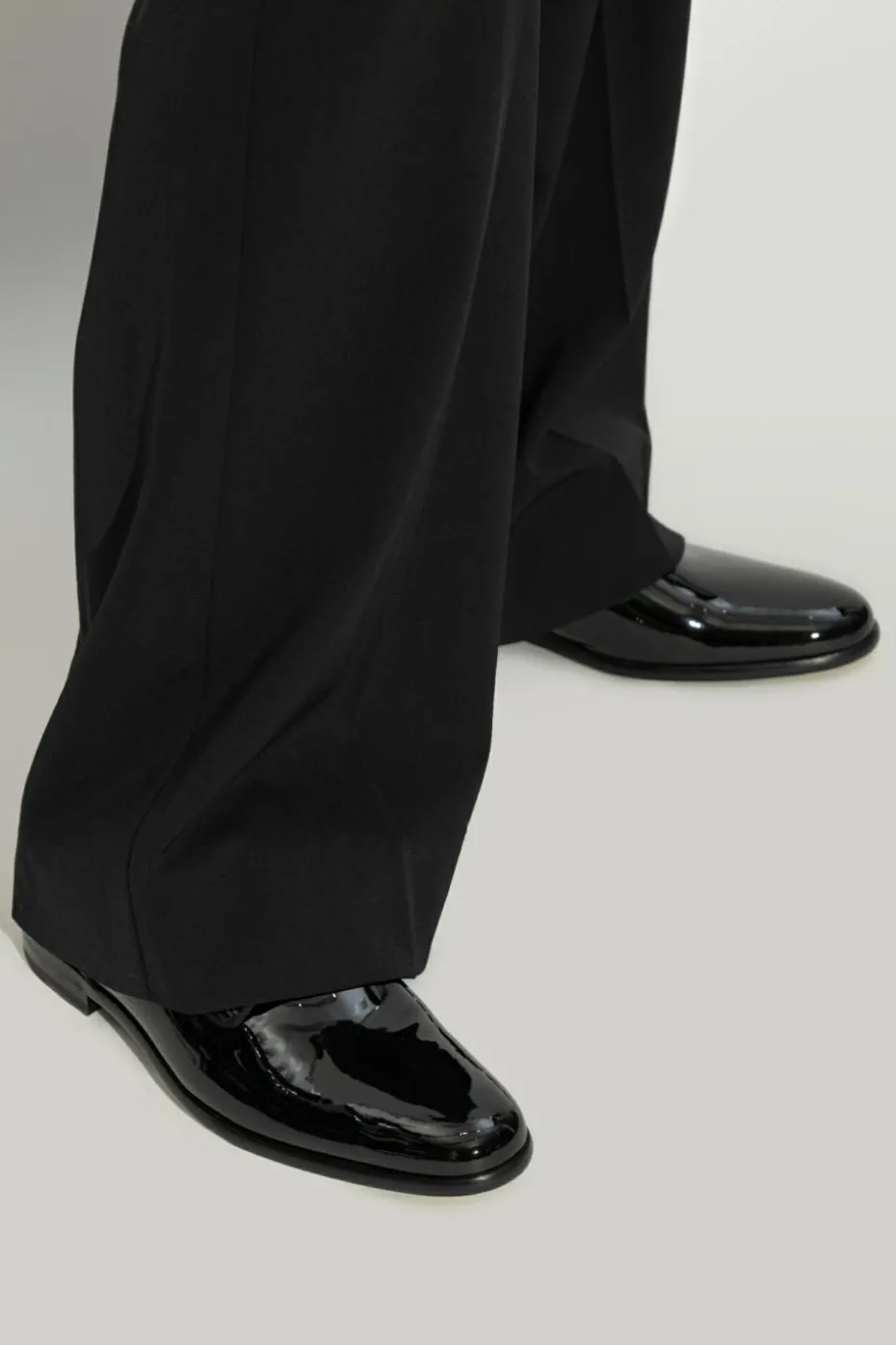 Dolce & Gabbana CZARNY Skórzane buty