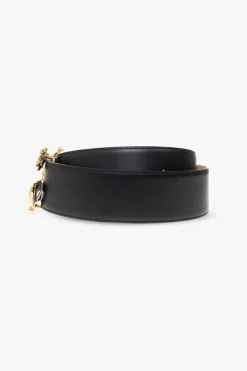 Dolce & Gabbana CZARNY Skórzany pasek