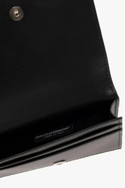 Dolce & Gabbana CZARNY Skórzane etui na karty