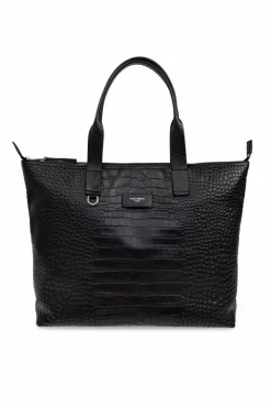 Dolce & Gabbana CZARNY Skórzana torba typu `shopper`