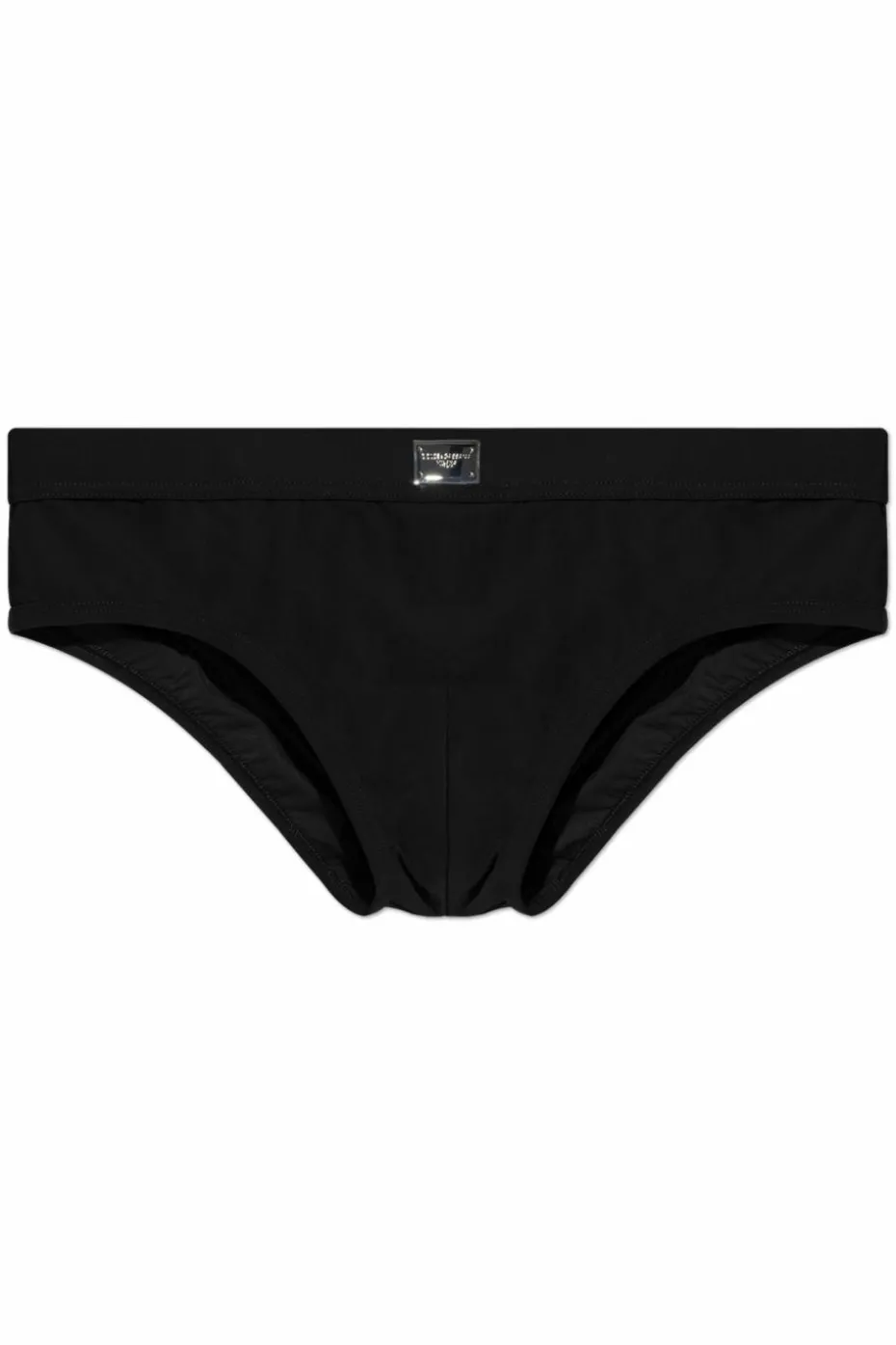 Dolce & Gabbana CZARNY Slipy kąpielowe