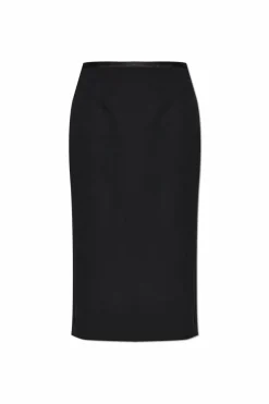 Dolce & Gabbana CZARNY Spódnica z rozcięciem z tyłu