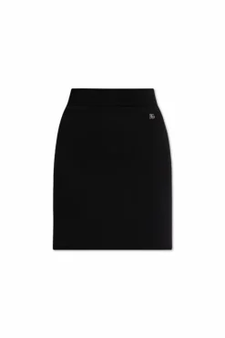 Dolce & Gabbana CZARNY Spódnica z logo