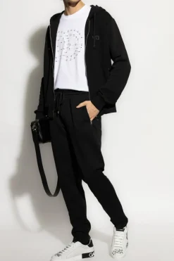 Dolce & Gabbana CZARNY Spodnie dresowe