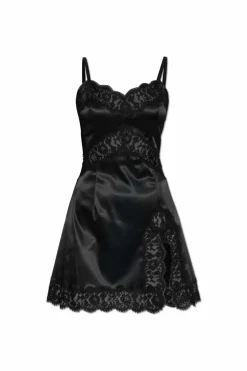 Dolce & Gabbana CZARNY Sukienka na ramiączkach