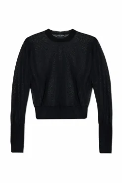 Dolce & Gabbana CZARNY Sweter z logo