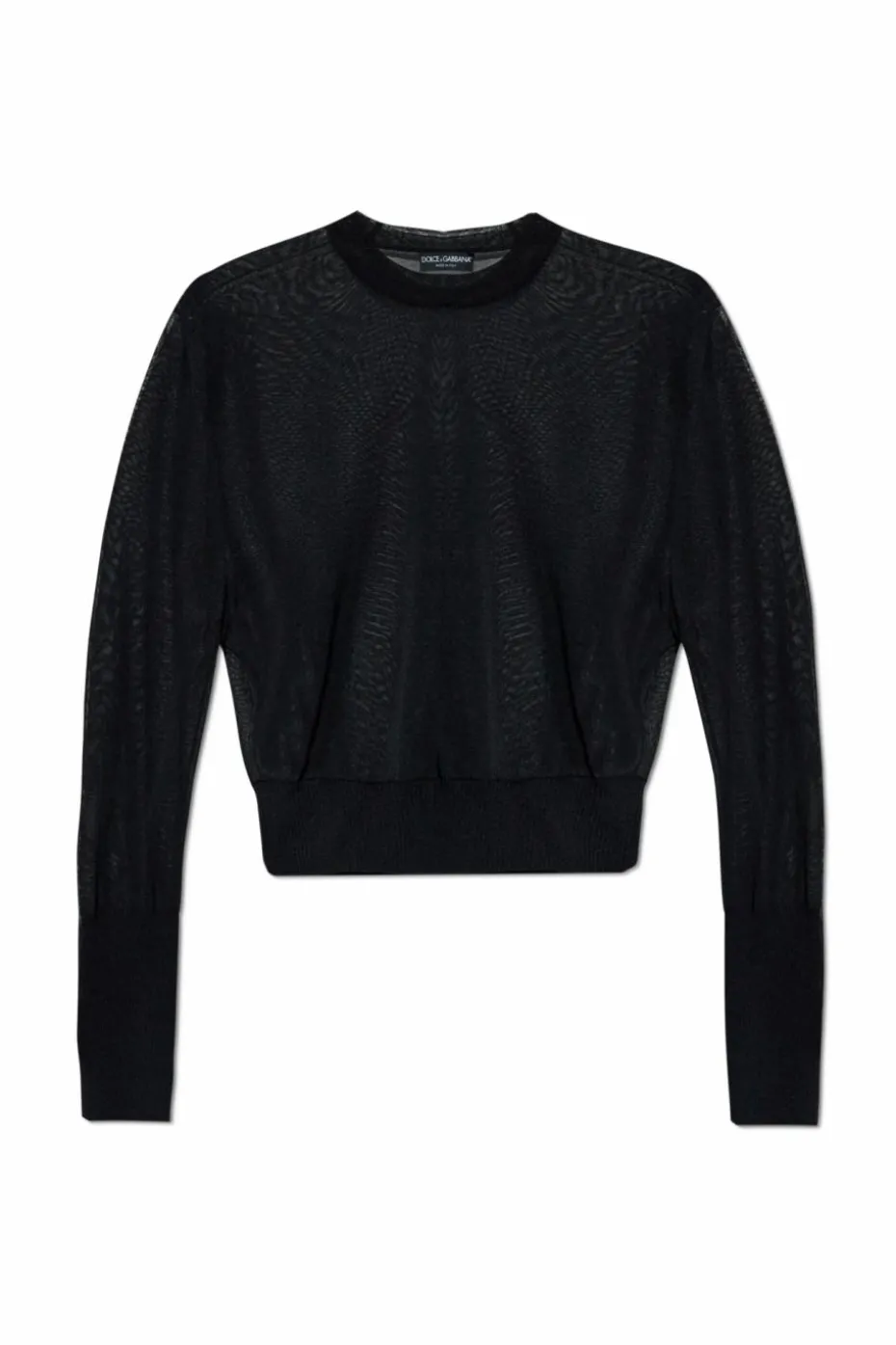 Dolce & Gabbana CZARNY Sweter z logo