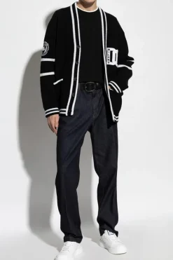 Dolce & Gabbana CZARNY Sweter z logo