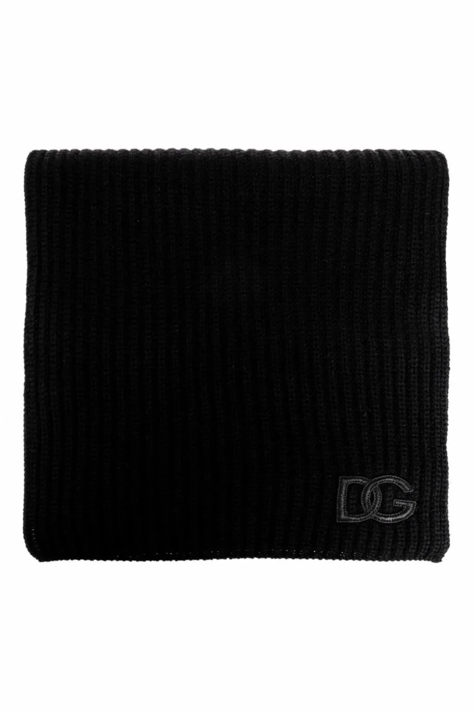 Dolce & Gabbana CZARNY Szal z logo